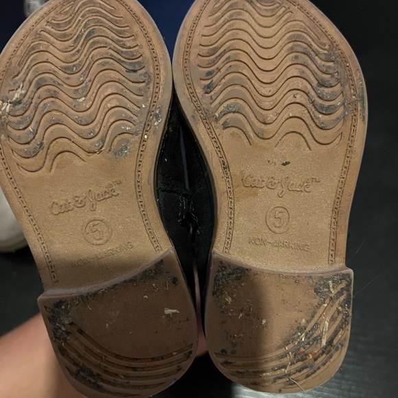 Girls boots 2pair black / tan - Picture 7 of 9